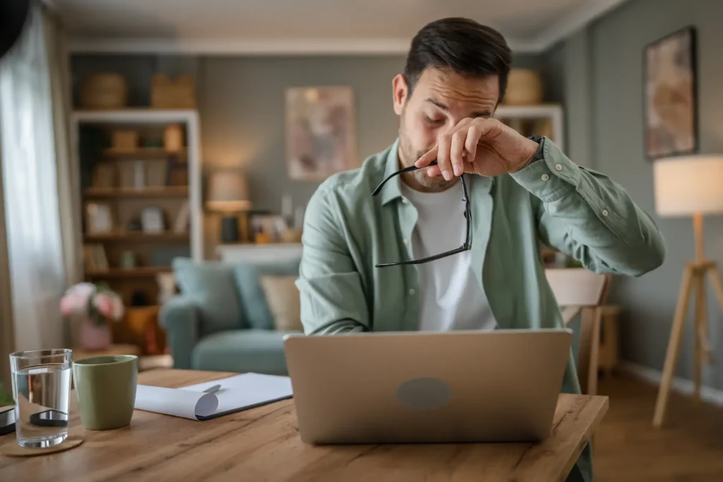 droge ogen tijdens computeren